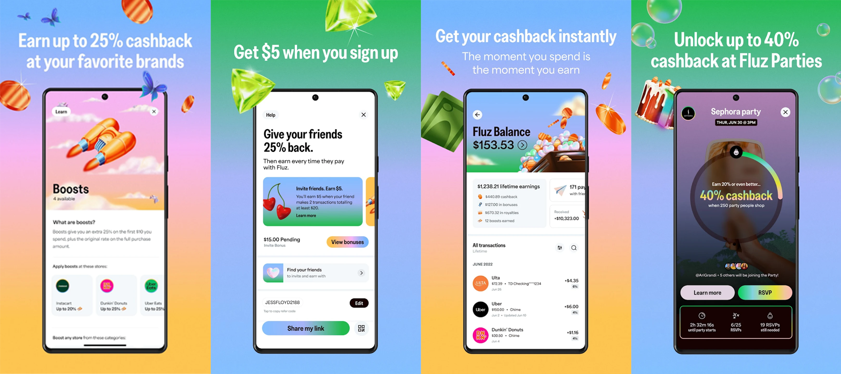 Cashback Rate Mobile App